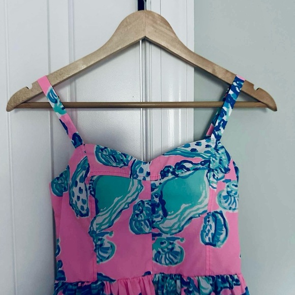 Lilly Pulitzer Barefoot Princess Dress Pink Pout Size 2 EUC - Picture 4 of 7